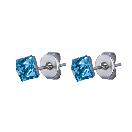 Пусеты Fiore Luna, Crystal Sky Blue, SWE0127/1 SB S